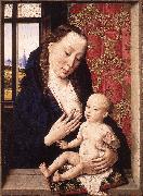 BOUTS, Dieric the Elder Mary and Child fgd Spain oil painting artist